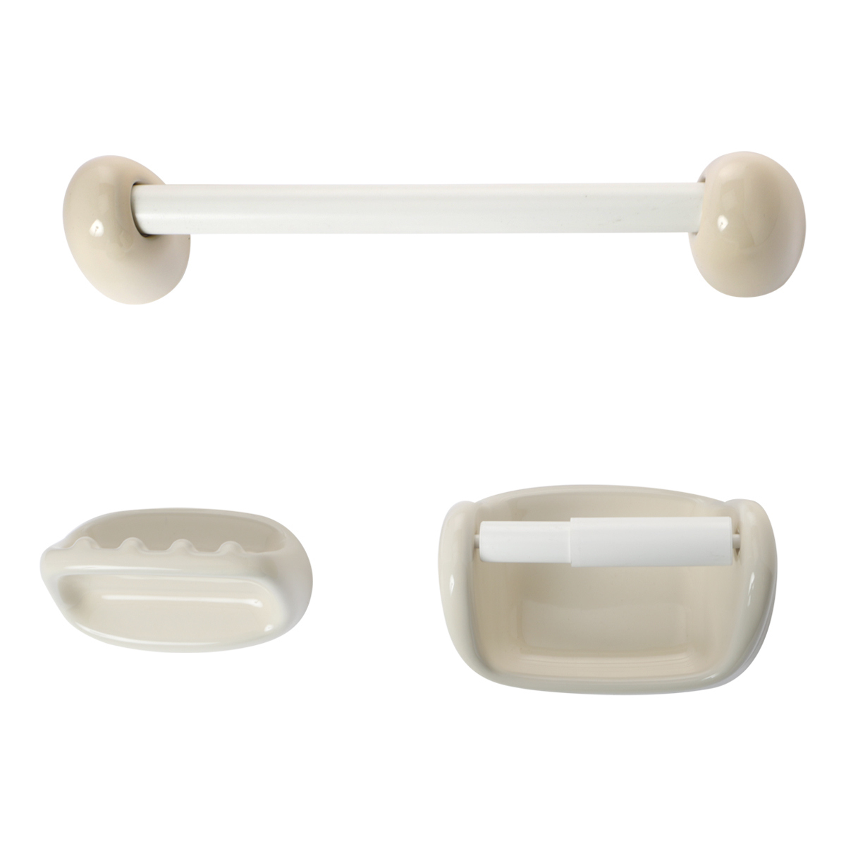 Set de Accesorios para Baño FV 3 Piezas Blanco - 928623