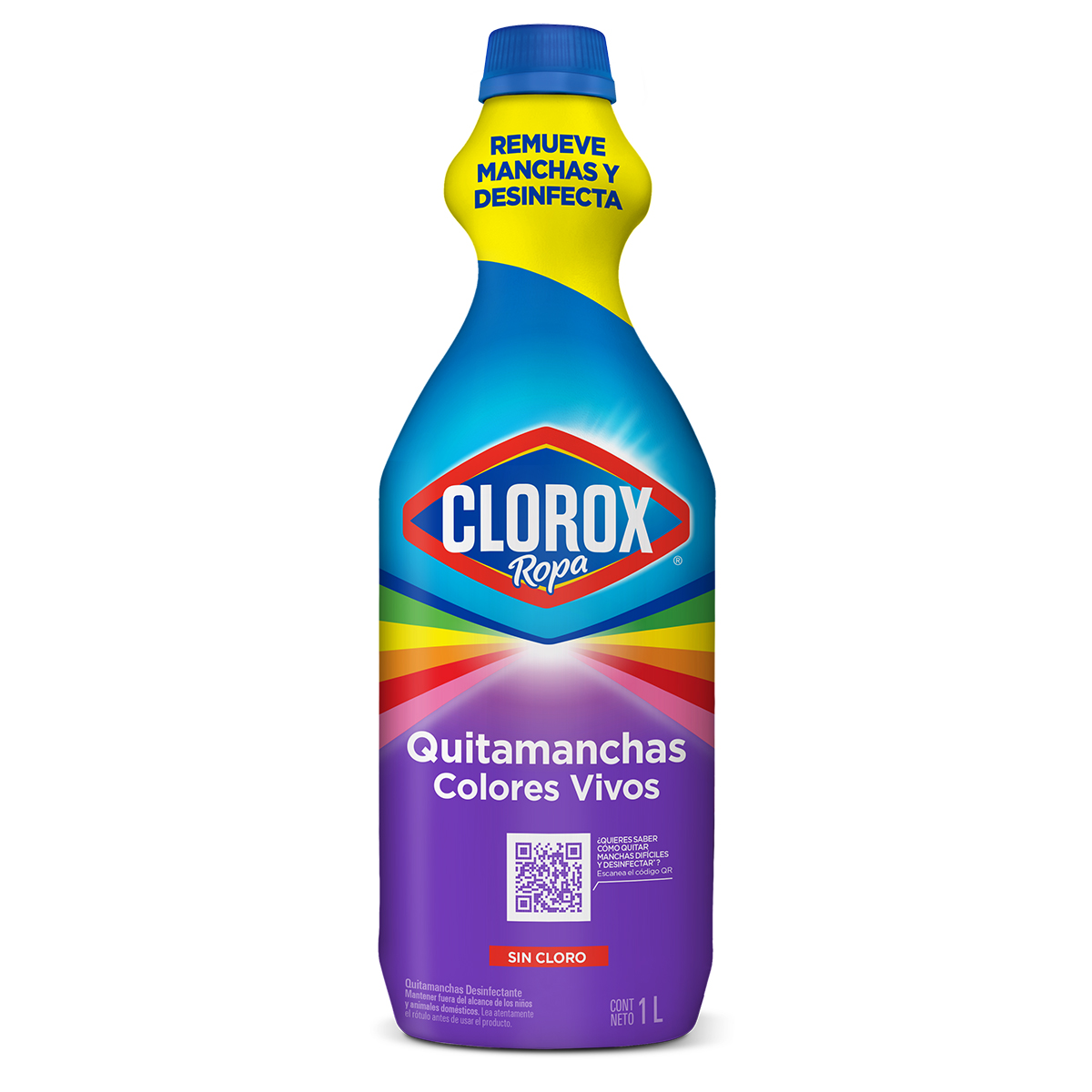 Quitamanchas Líquido Clorox Ropa - Colores Vivos 1l - 896387