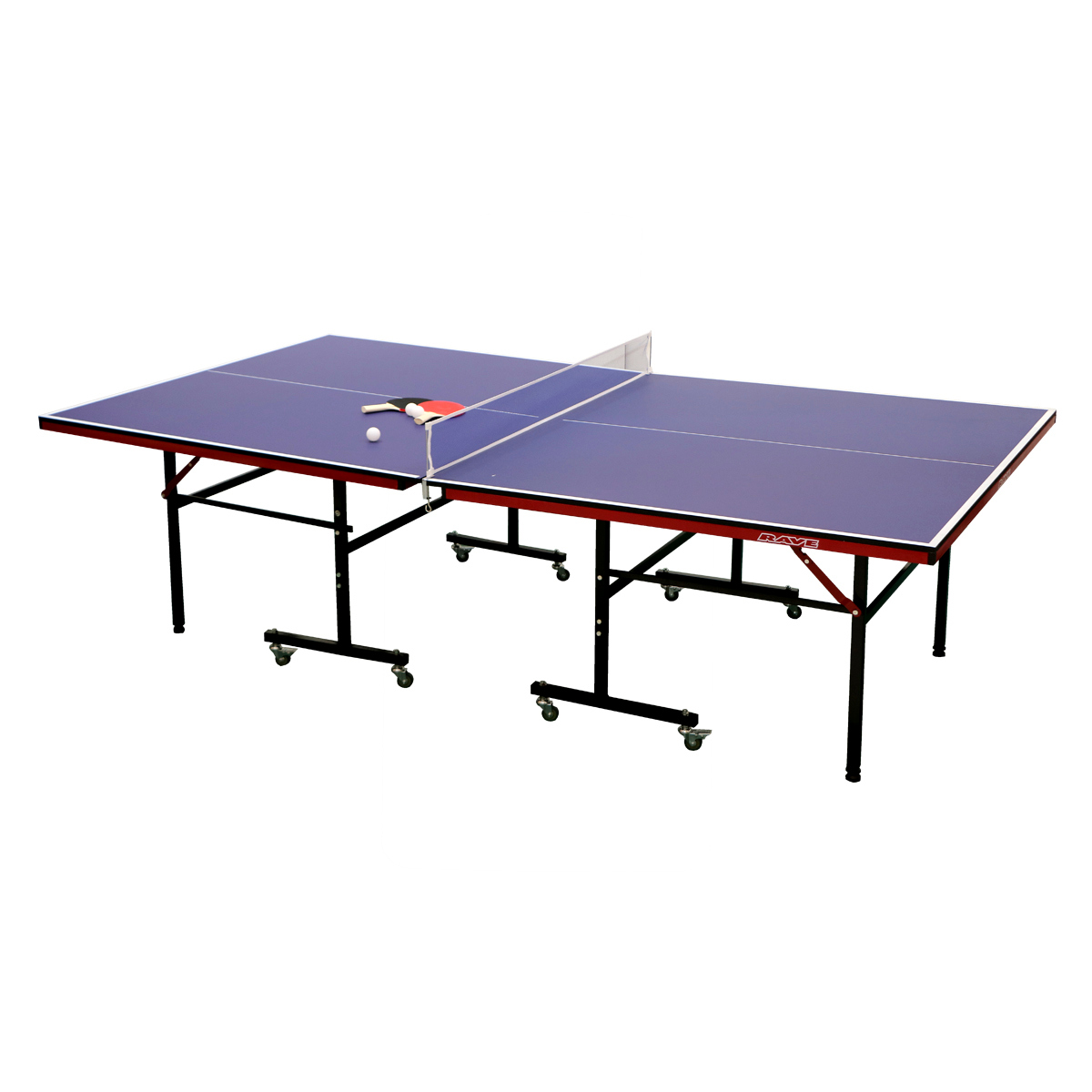 Mesa Ping-Pong Dobrável AKTIVE Camping (Azul - Aço - 160x80x70 cm)