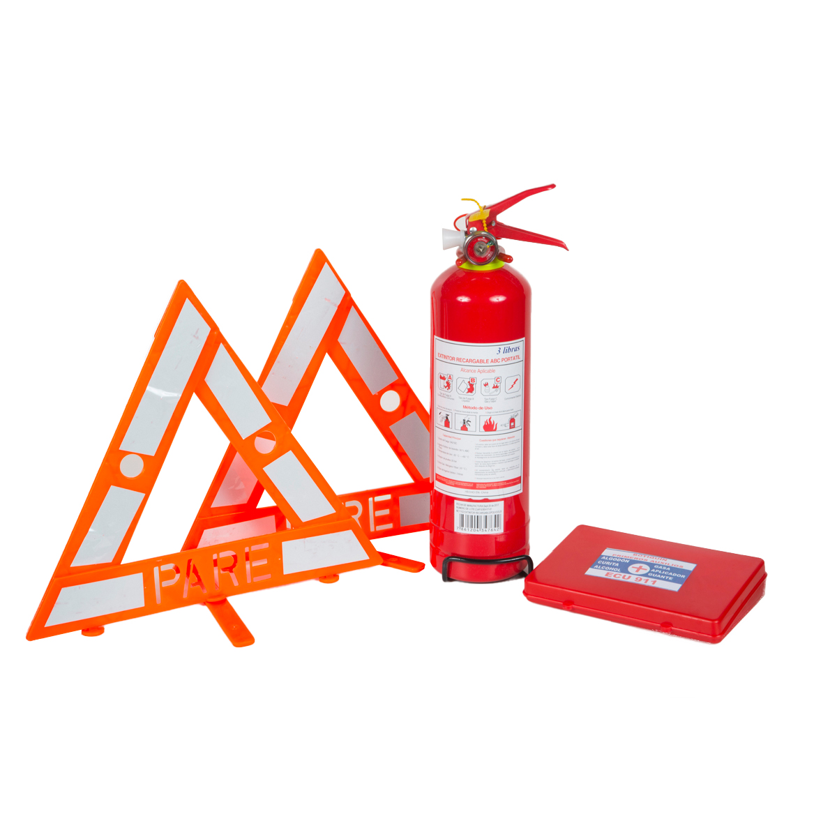 Kit de emergencia para coche: triángulos de emergencia, extintor para coche  y chaleco reflectante para coche ➤ AUTODOC BLOG
