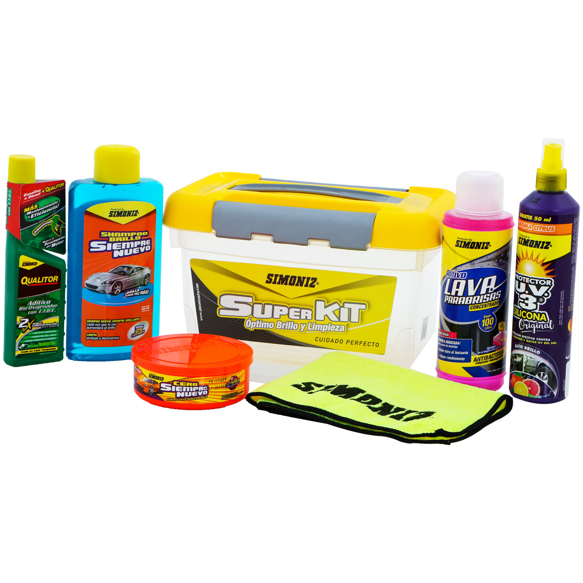 Kit de Limpieza para Auto Simoniz 7 Piezas 903956