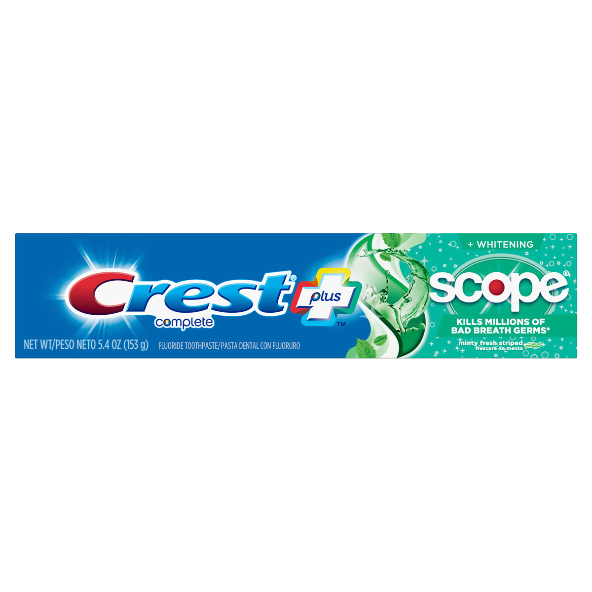 Crema Dental Crest Complete Plus Scope Menta 153g 905319