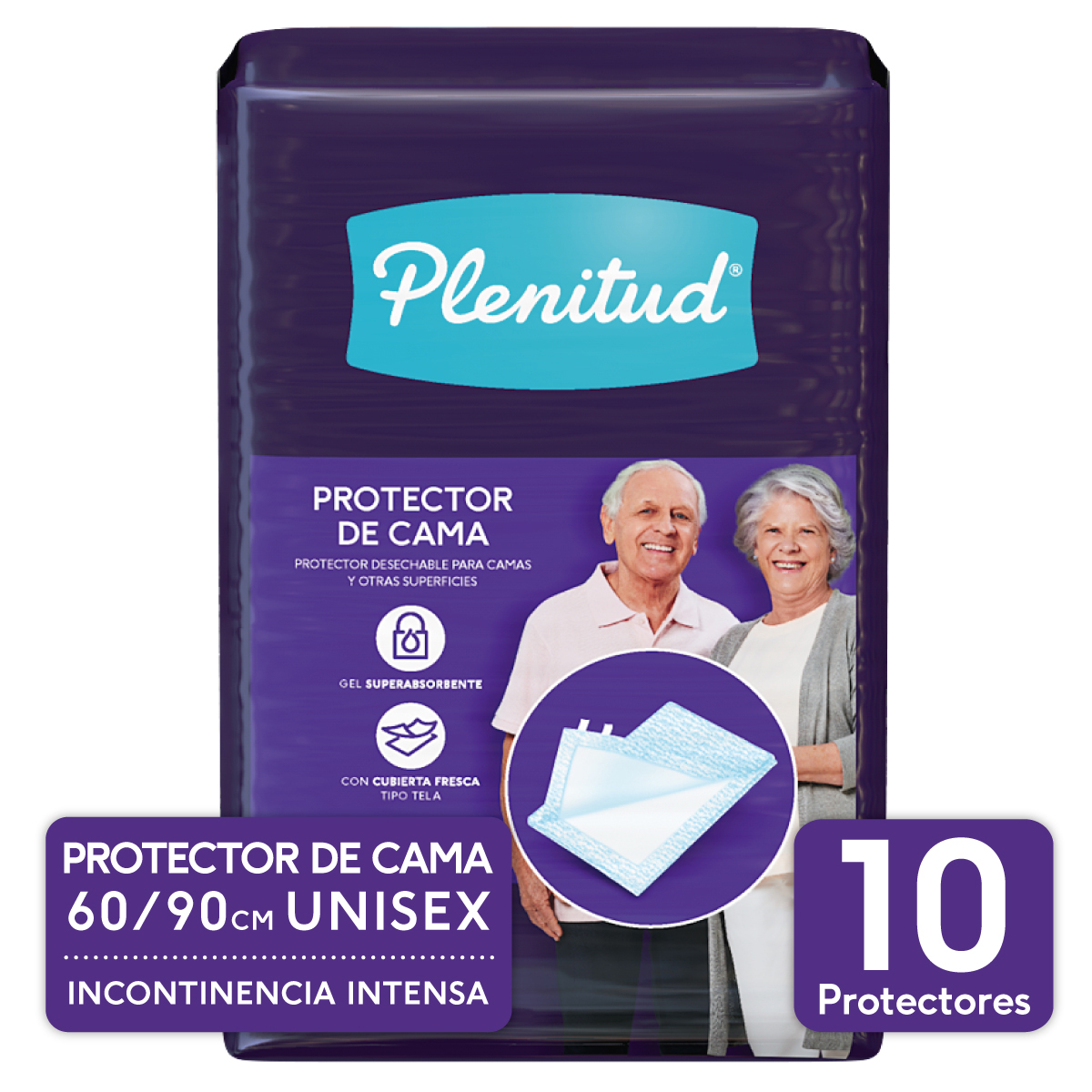 Protector de Cama Plenitud - 10 Unidades - 907597