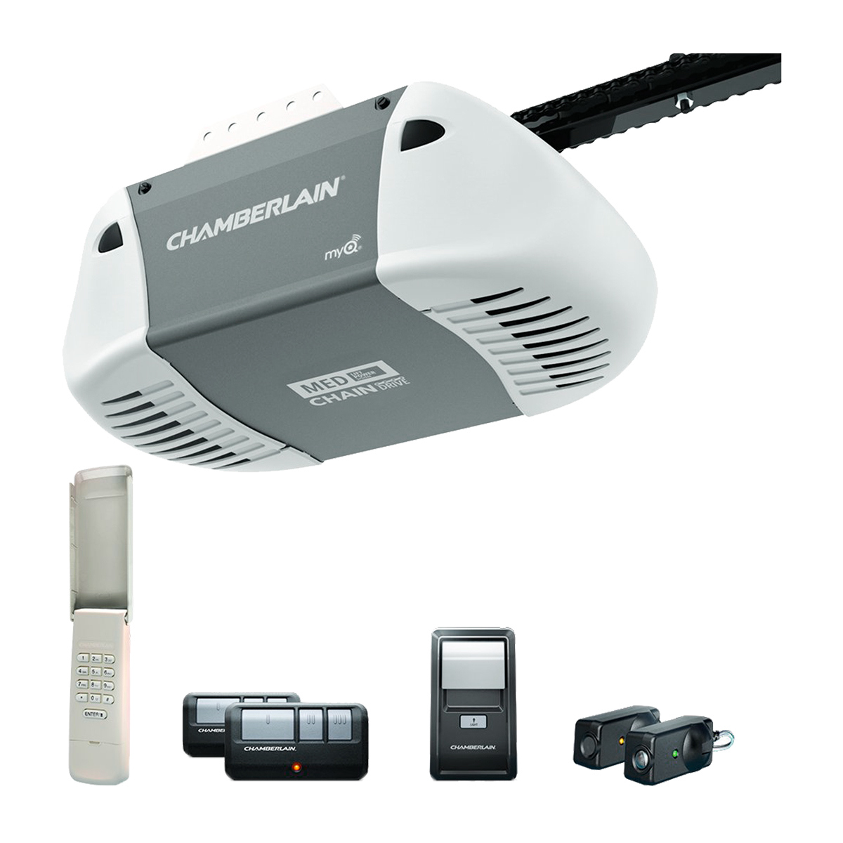 Motor con Riel para Puerta de Garaje Chamberlain C410 908152