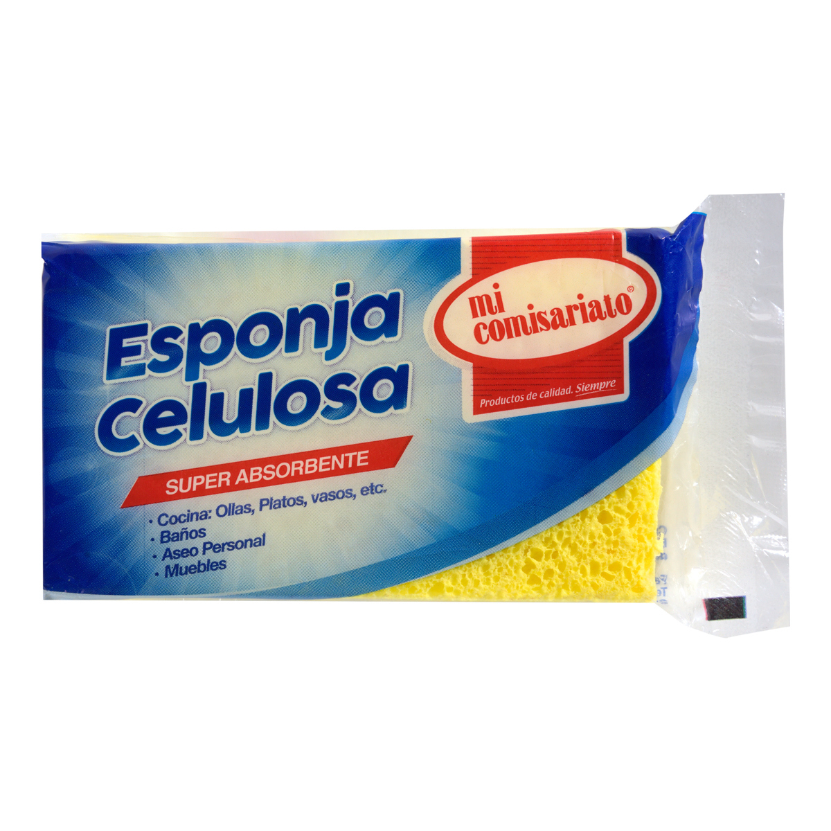 Esponja de celulosa, esponja de cocina para cubiertos, esponja