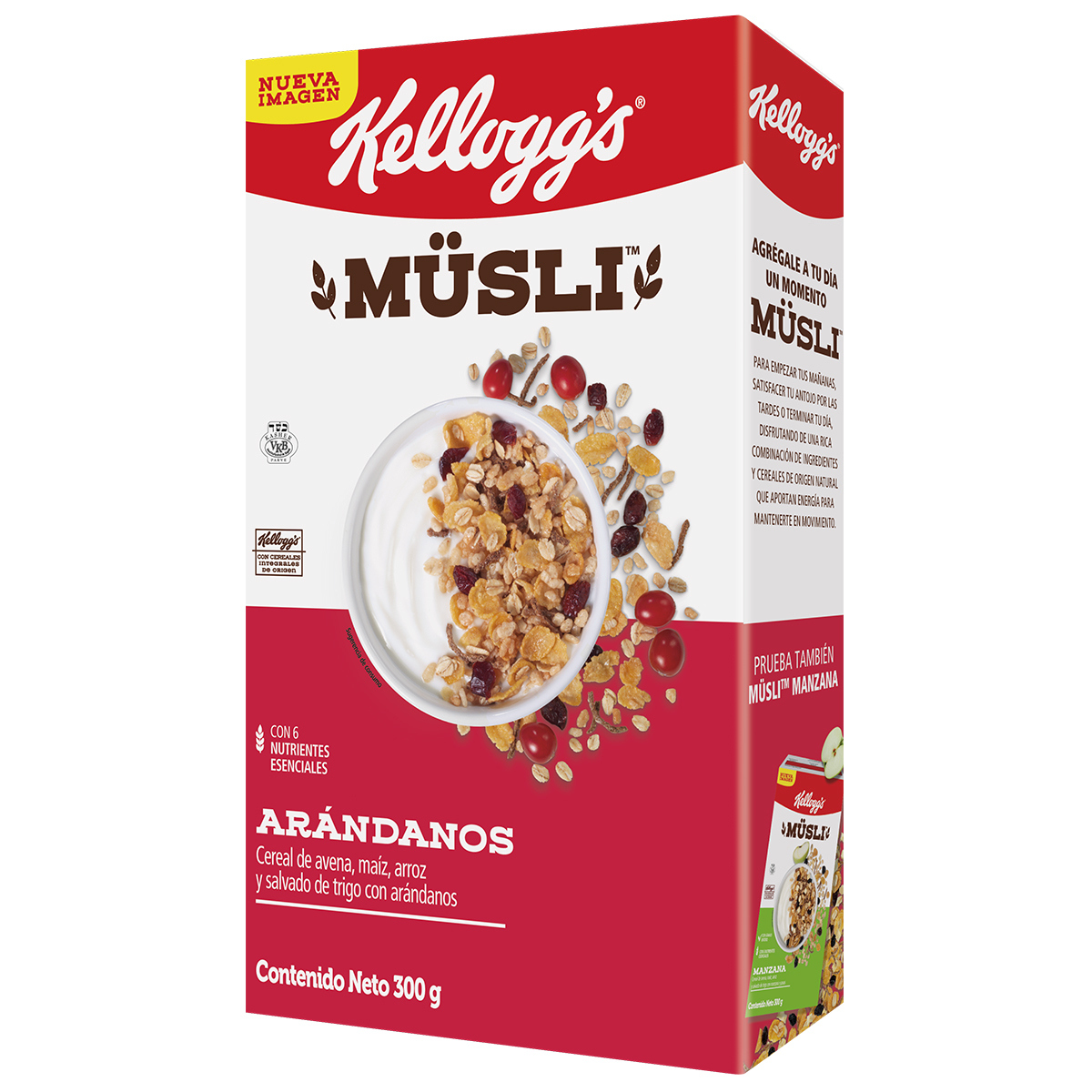 Cereal Kellogg's Musli Cosecha Roja 300g - 909419