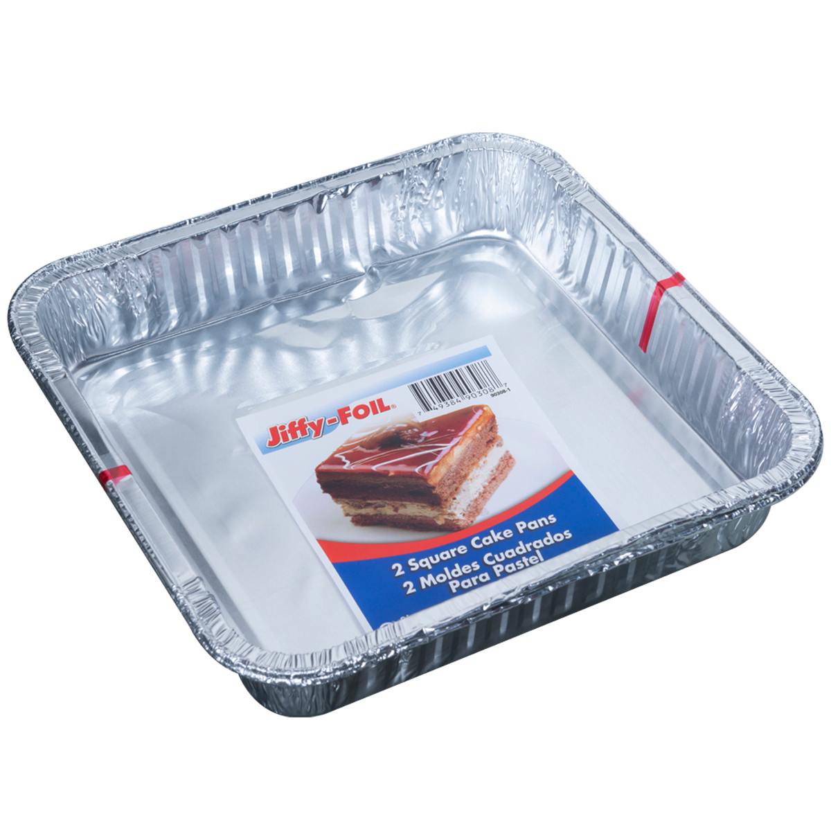 Handi-Foil Bandeja para pasteles de media hoja de 1/2 tamaño, bandejas  desechables de papel de aluminio para hornear (paquete de 10)