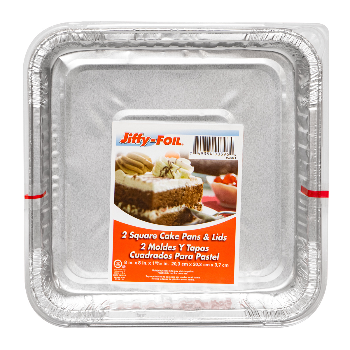 Pack 2 und Molde y Tapa Desechable Jiffy Foill  cm - 909887