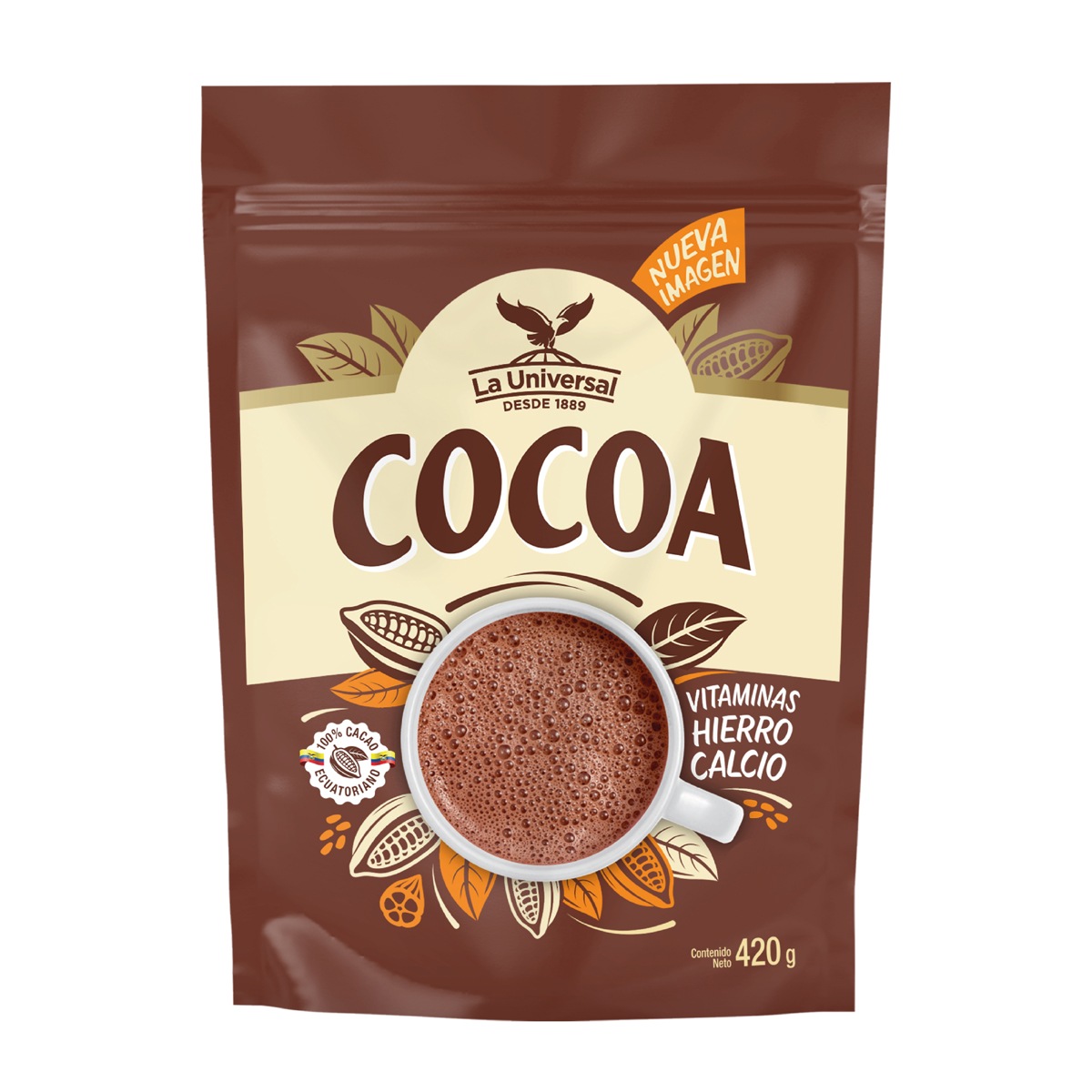Cocoa en polvo la universal 420g 910284
