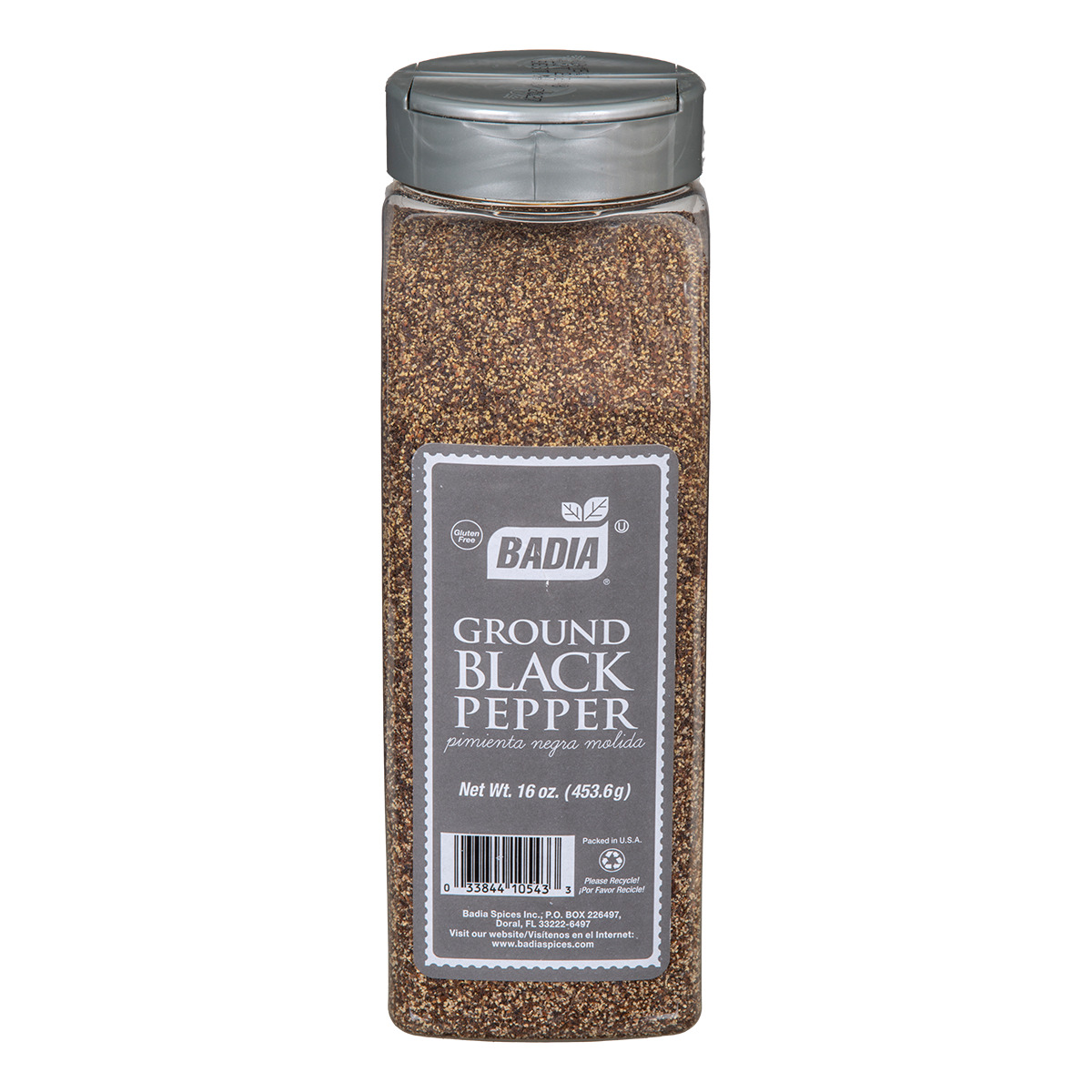 SFL - Polvo de pimienta negra molida – Calidad superior Kosher de grado  superior para salsa de mesa y cocina, 16 onzas