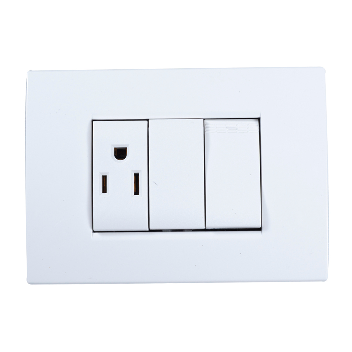 Interruptor Toma Tripolar Tekno Ivory - 912175