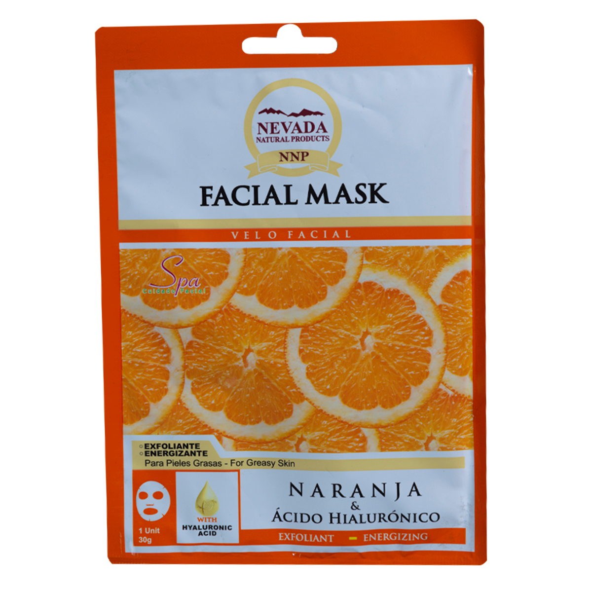 Mascarilla Facial Nevada Naranja 30g 912722