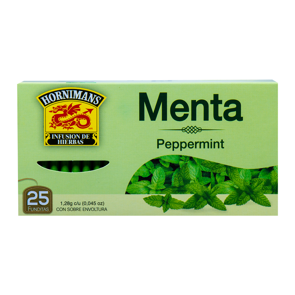 Pack 25 Uds Té Hornimans de Menta 32g 913809