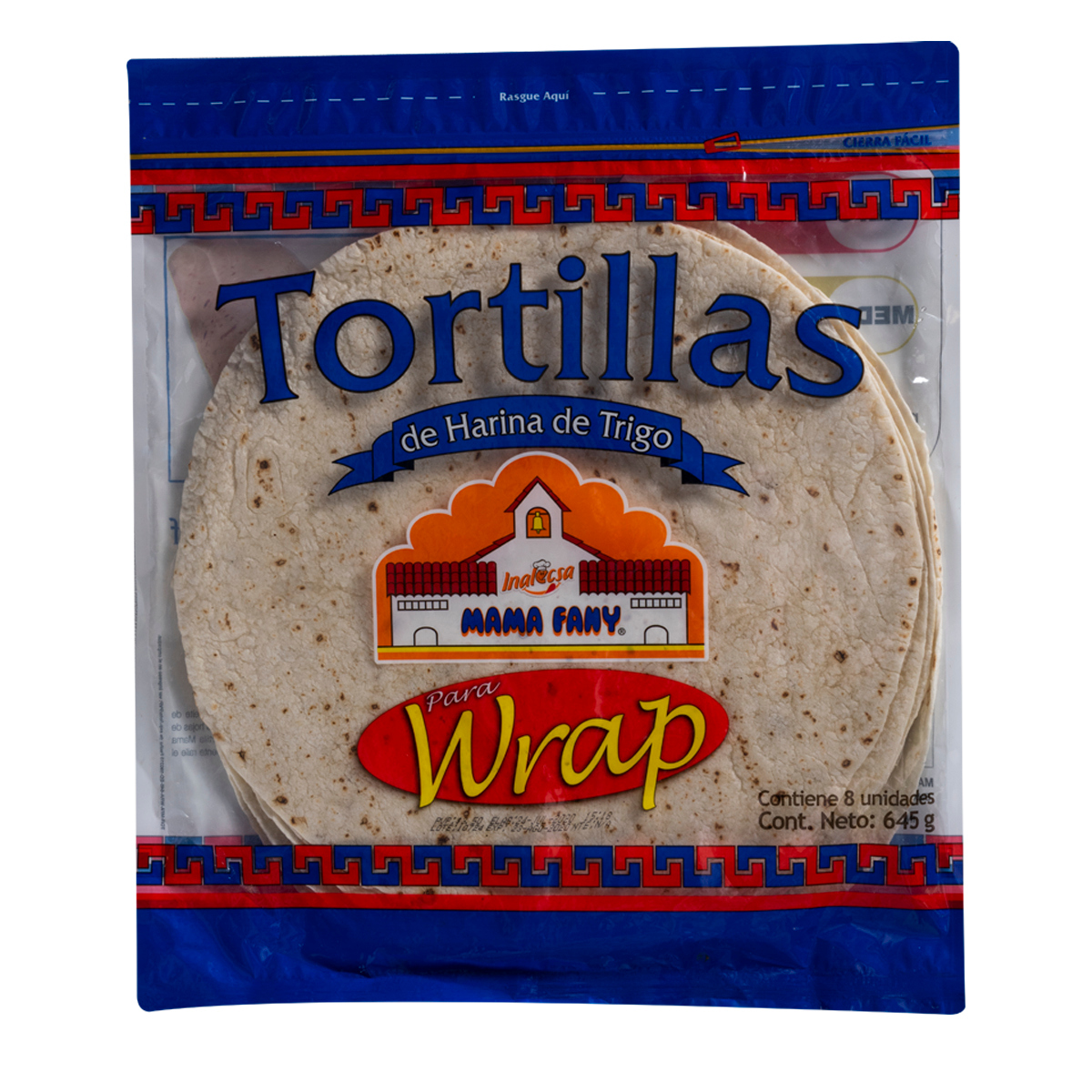 Pack 8 und Tortillas de Trigo Mama Fanny 645g 914897