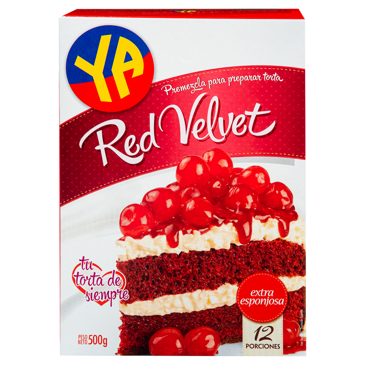 Premezcla Ya Torta Red Velvet 500g - 914923