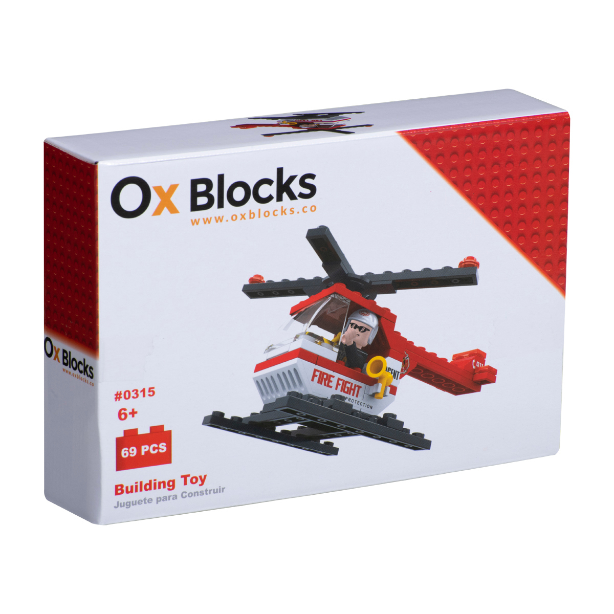 Set Para Construir Ox Rescue Squad Ox Blocks 69 Pzas 917709