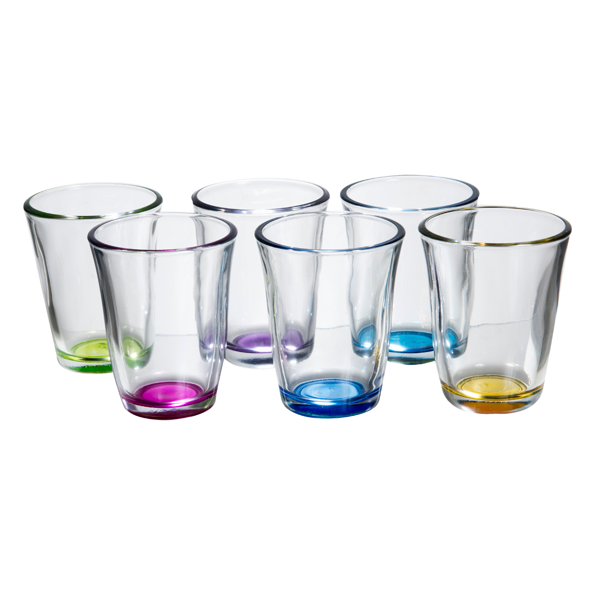 Vaso plástico colores surtidos (6 PZS /8 OZ)