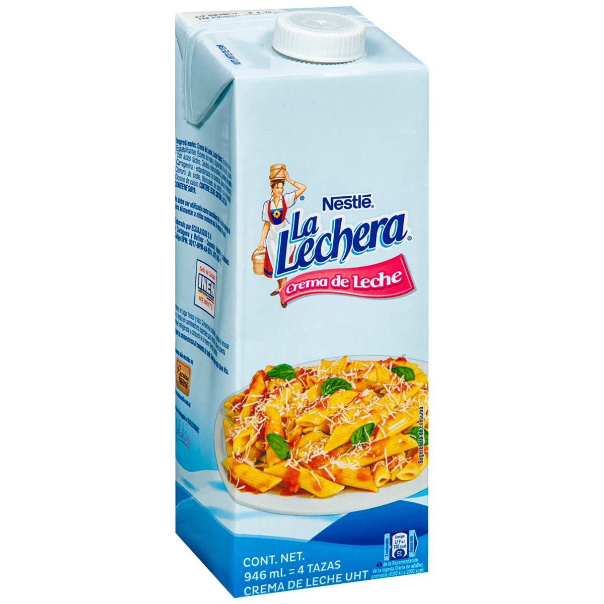 Crema de leche Nestlé tetra 1 L