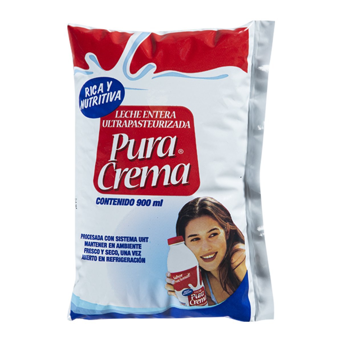 Leche Pura Crema Entera Funda 900ml 919753