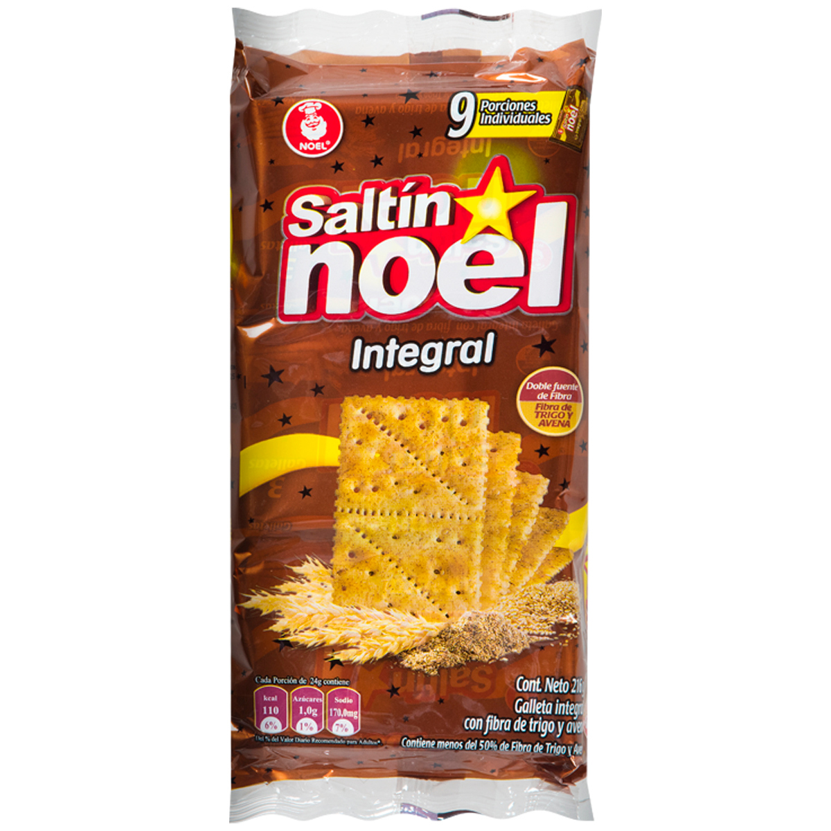 Pack 9 und Galleta Saltín Noel Integrales 216g - 921285