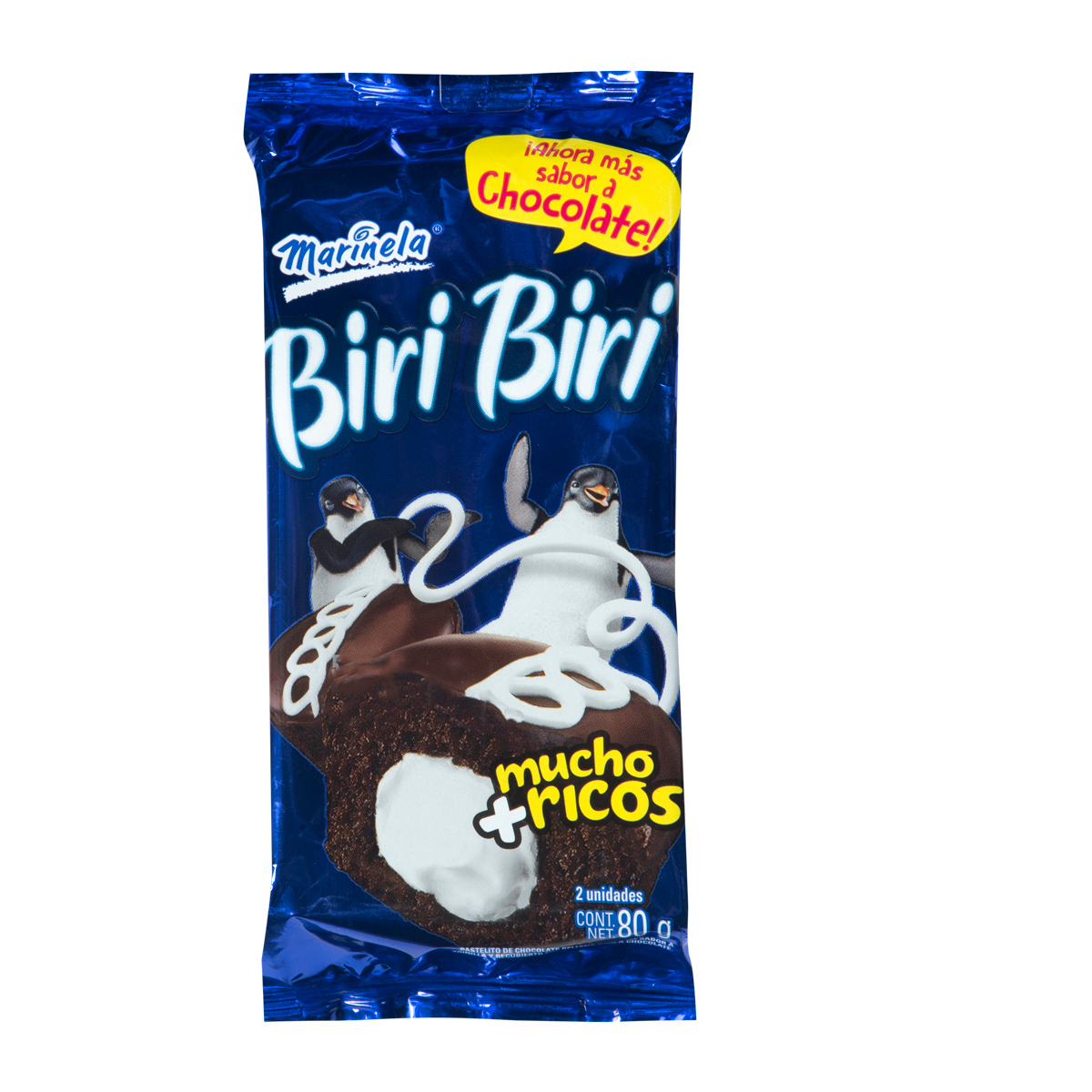 Cake Biri Biri Chocolate con crema 80g - 921135