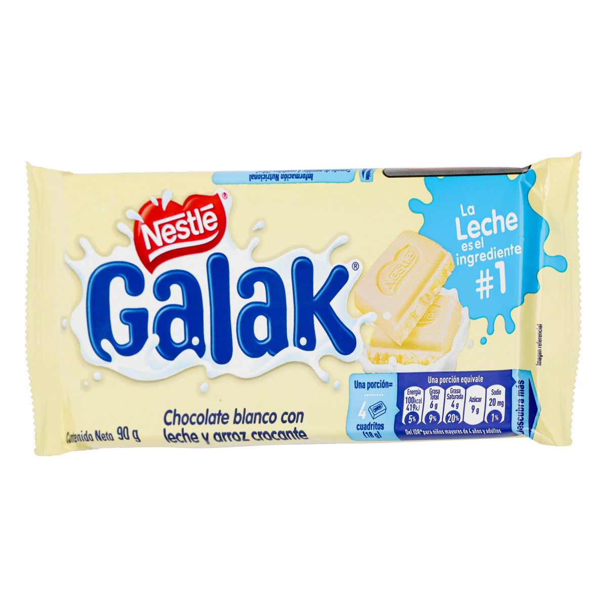 Chocolate Blanco Galak Tableta 90g 922151