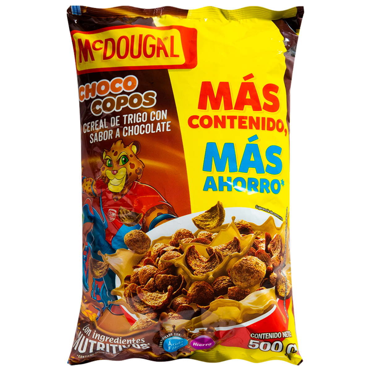 Funda de Cereal Mc Dougal Choco Copos 500g 923254