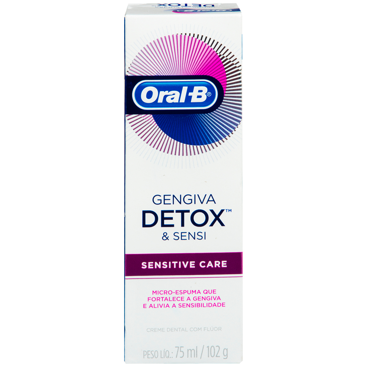 Crema Dental Oral-B Detox Sensitive Care 102g - 923427