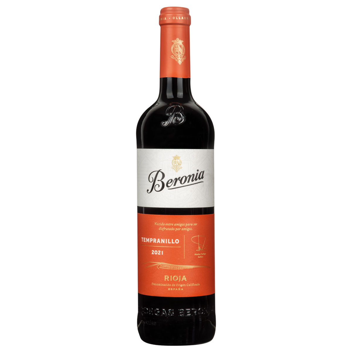 Vino Tinto Beronia Tempranillo 750ml - 923864