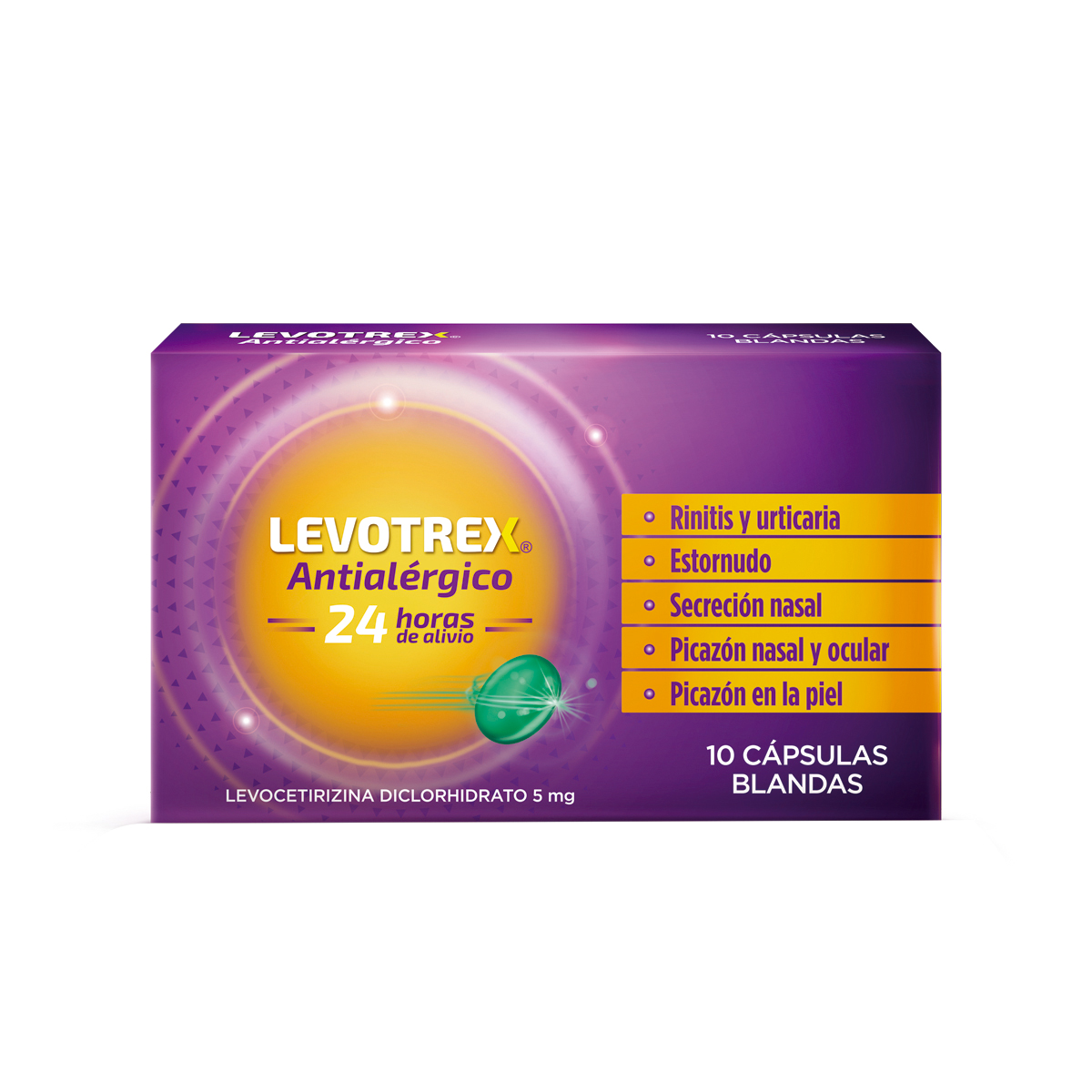 Levotrex Antial Rgico Unidades