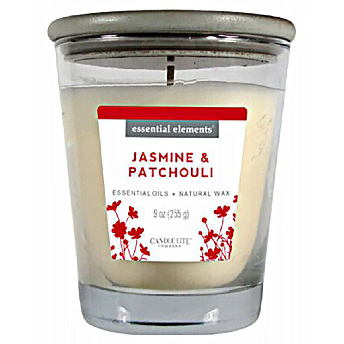 Vela Perfumada Candle Lite Essential Elements Jasmine & Patchouli 9 oz