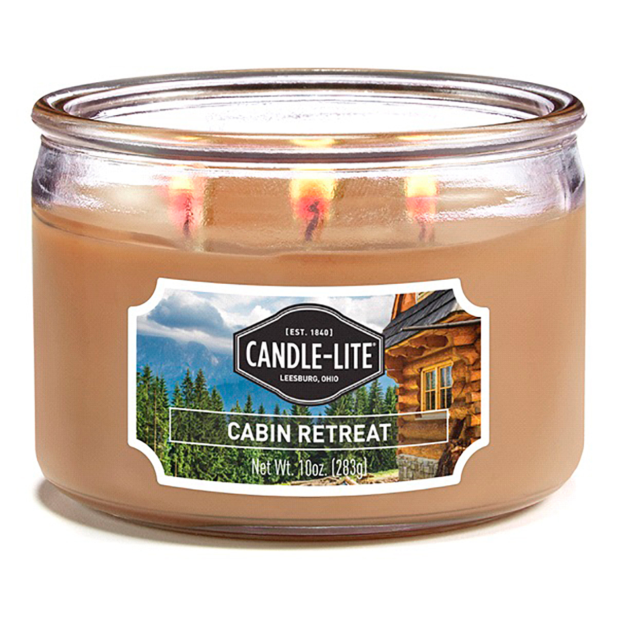 Vela en Envase de Vidrio CandleLite Cabin Retreat 10 Oz 924865