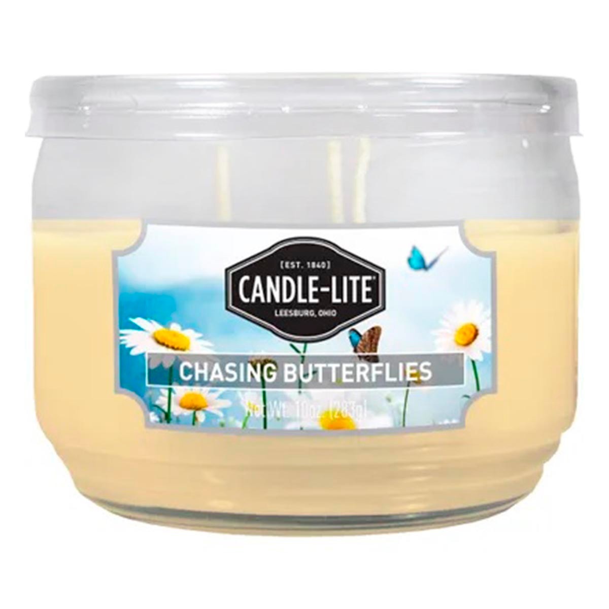 Vela en Envase de Vidrio CandleLite Chasing Butterflies 10 Oz 924894