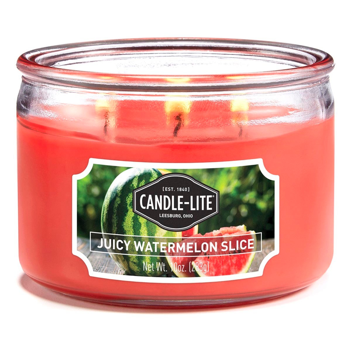 Vela en envase de Vidrio CandleLite Juicy Watermelon Slice 10 Oz 925169