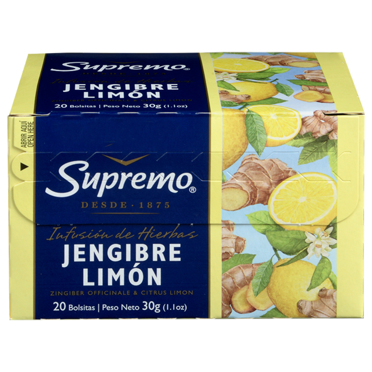 pack 20 und té supremo de jengibre y limón 925743