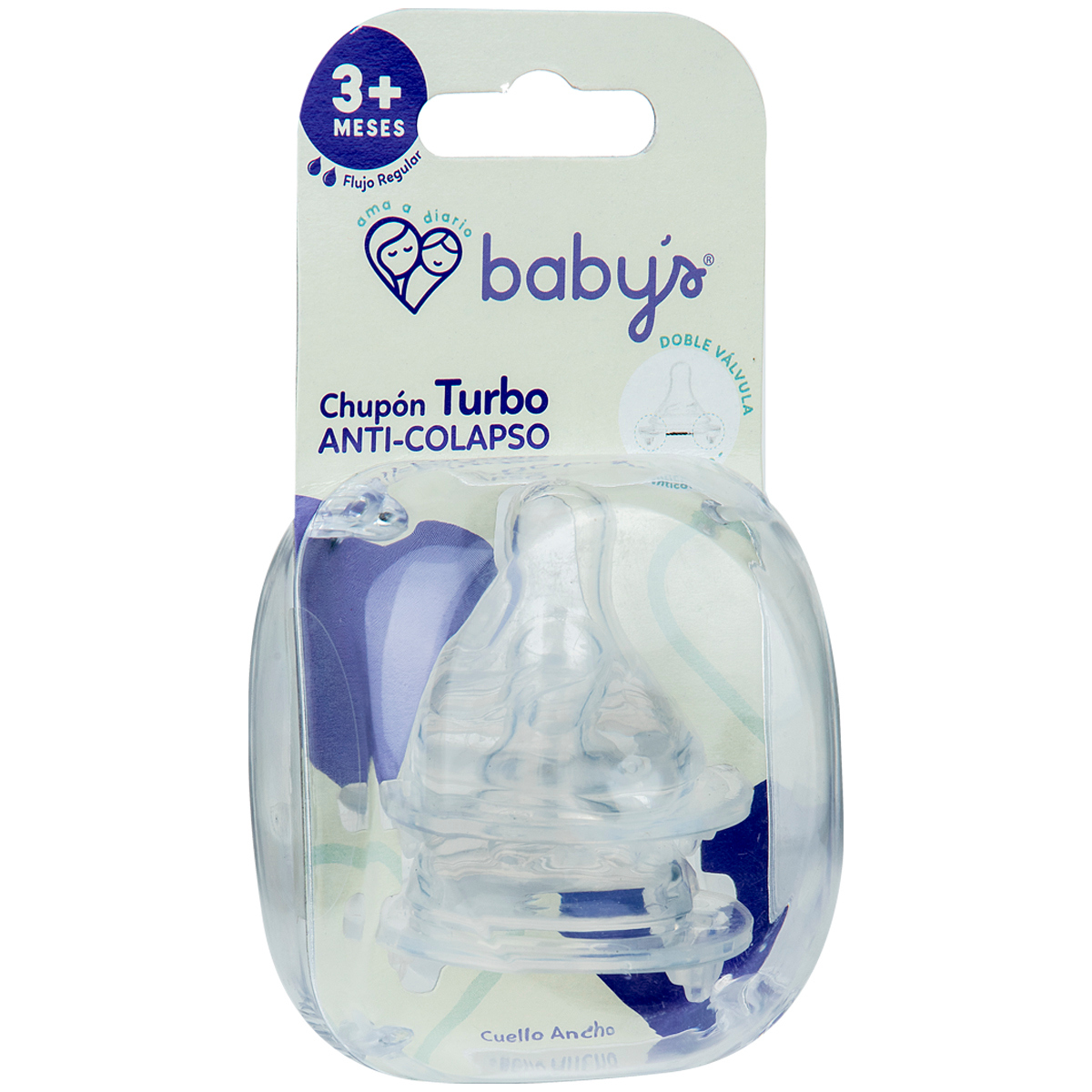 perfume atómico Perpetuo Chupón Baby's Silicón Turbo Anti-Colapso Flujo Regular - 925790