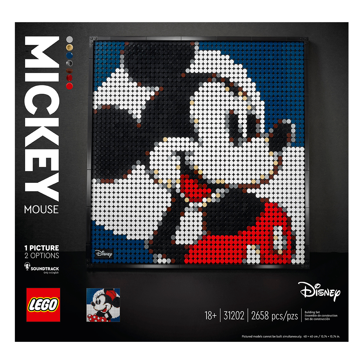 Lego Art Mickey Mouse 2658 Piezas 926327