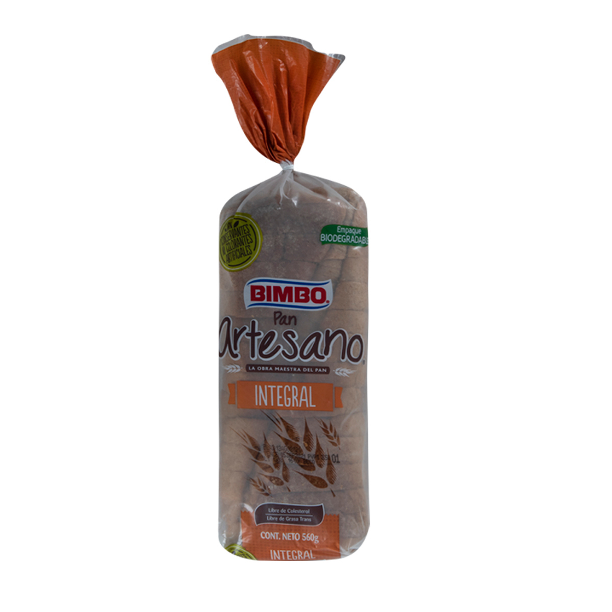 Pan Bimbo Artesano Integral 560g 927509