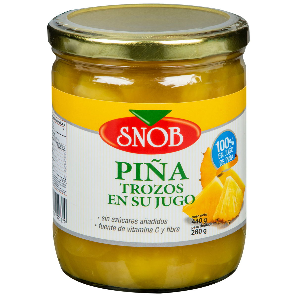 Piña Snob Trozos en su Jugo 440g - 927522