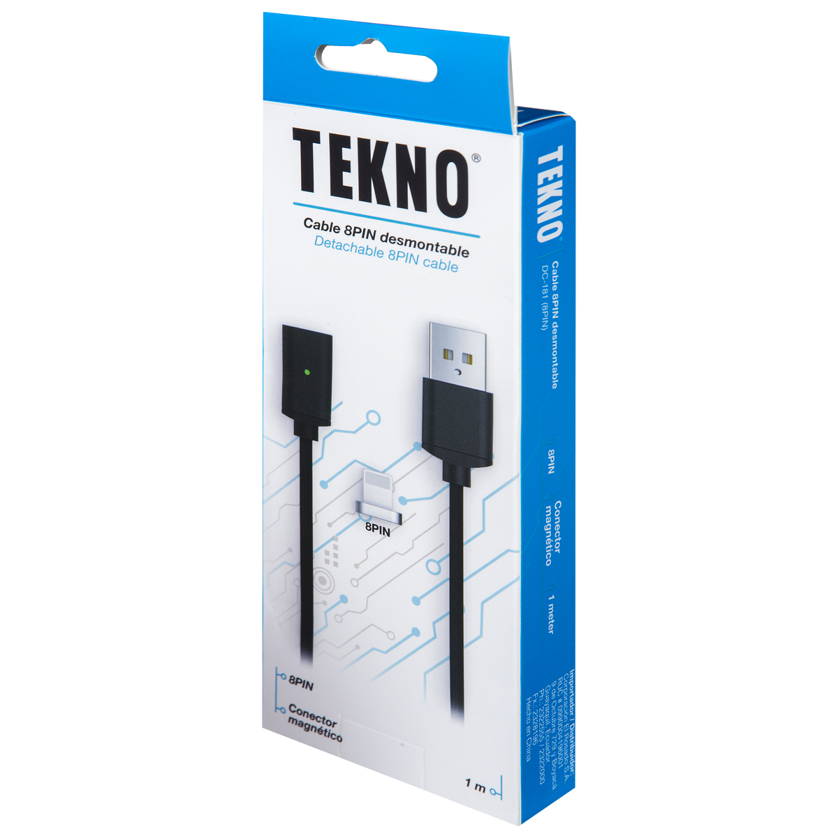 Cable De Carga R Pida Tekno Pin Magn Tico M