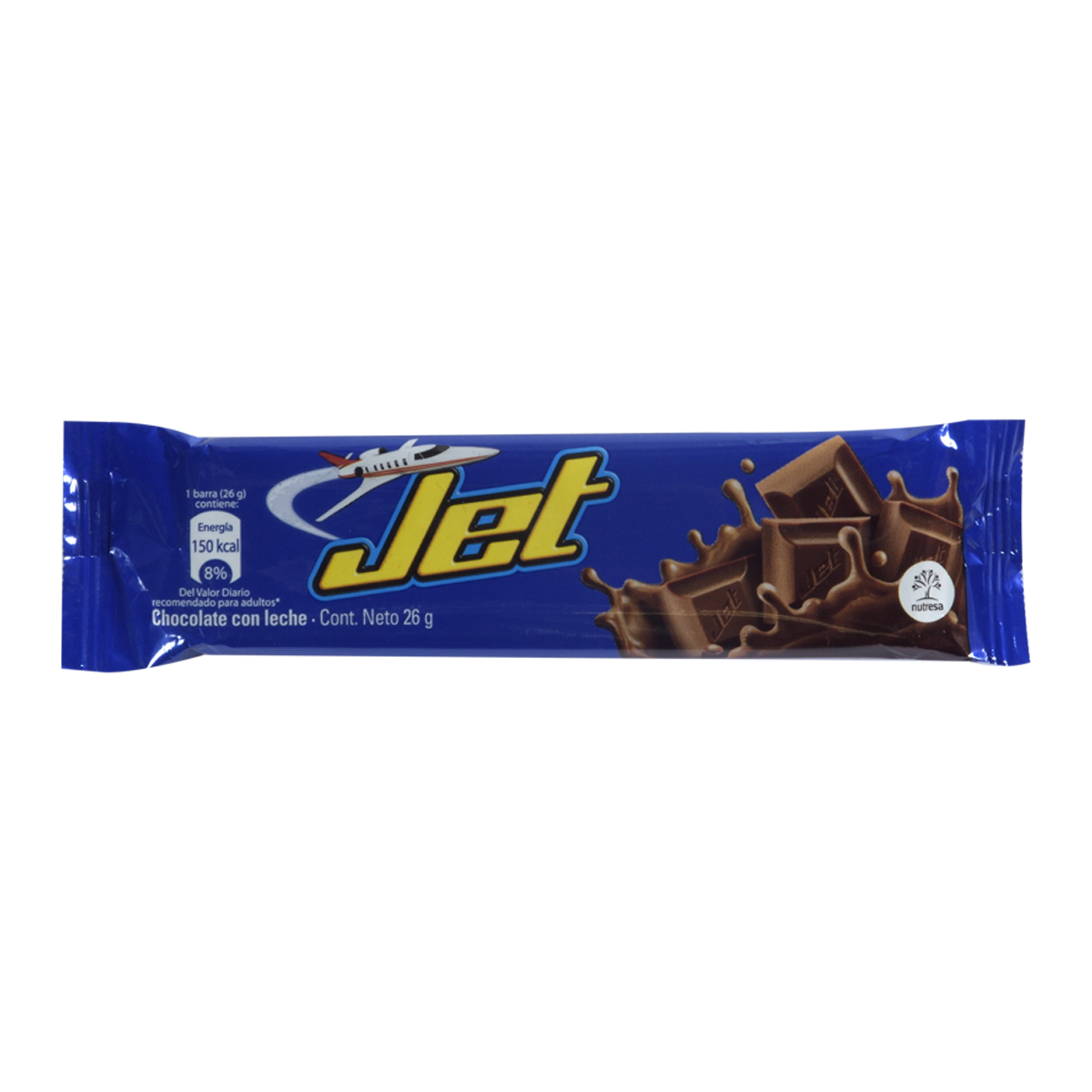 Barra Jet de Chocolate Leche 26gr 945760