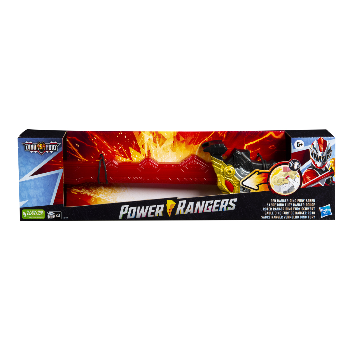 Espada Hasbro Power Rangers Dino Fury Value Saber 945874