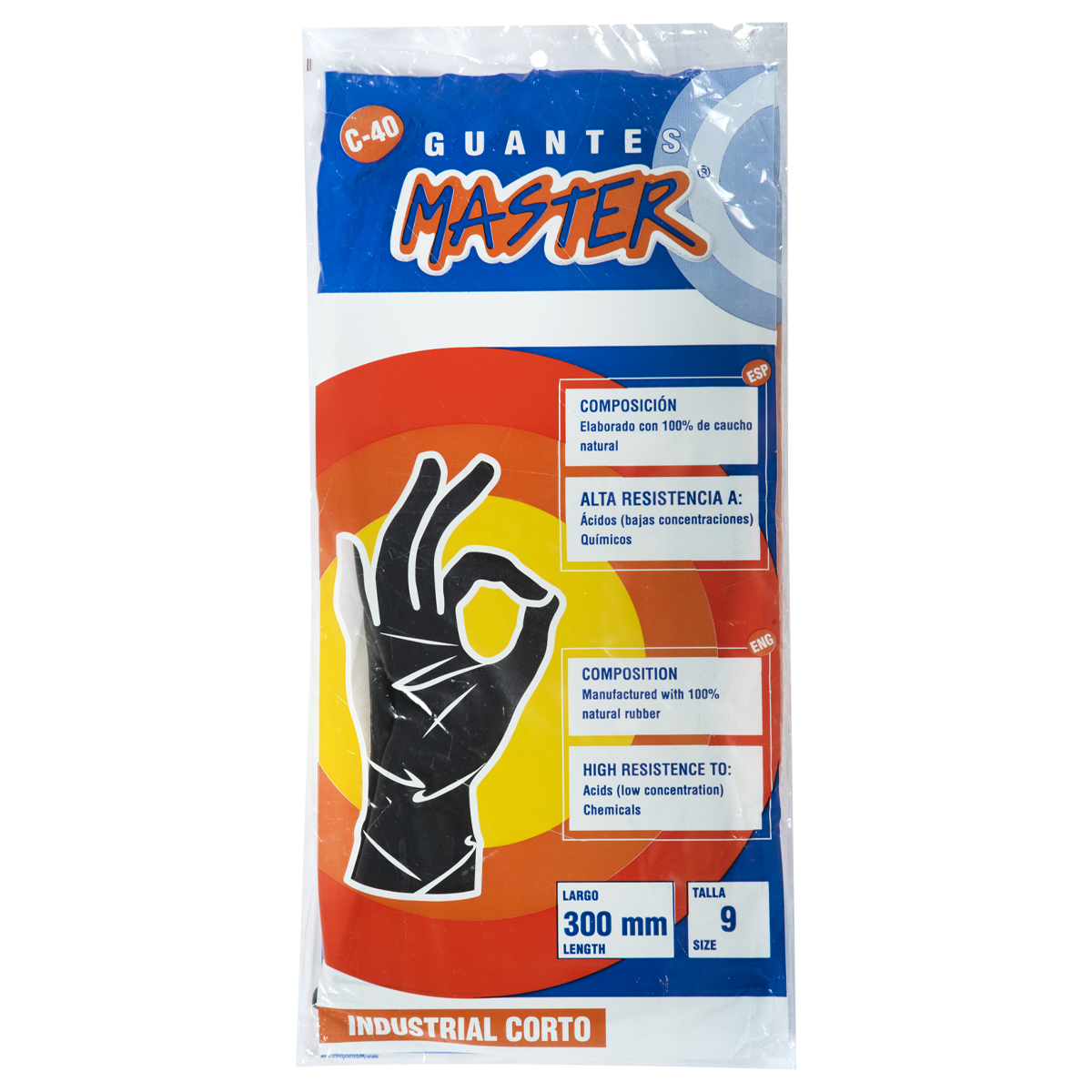 Art.Master Guantes de trabajo impermeables talla 9 (12 pares