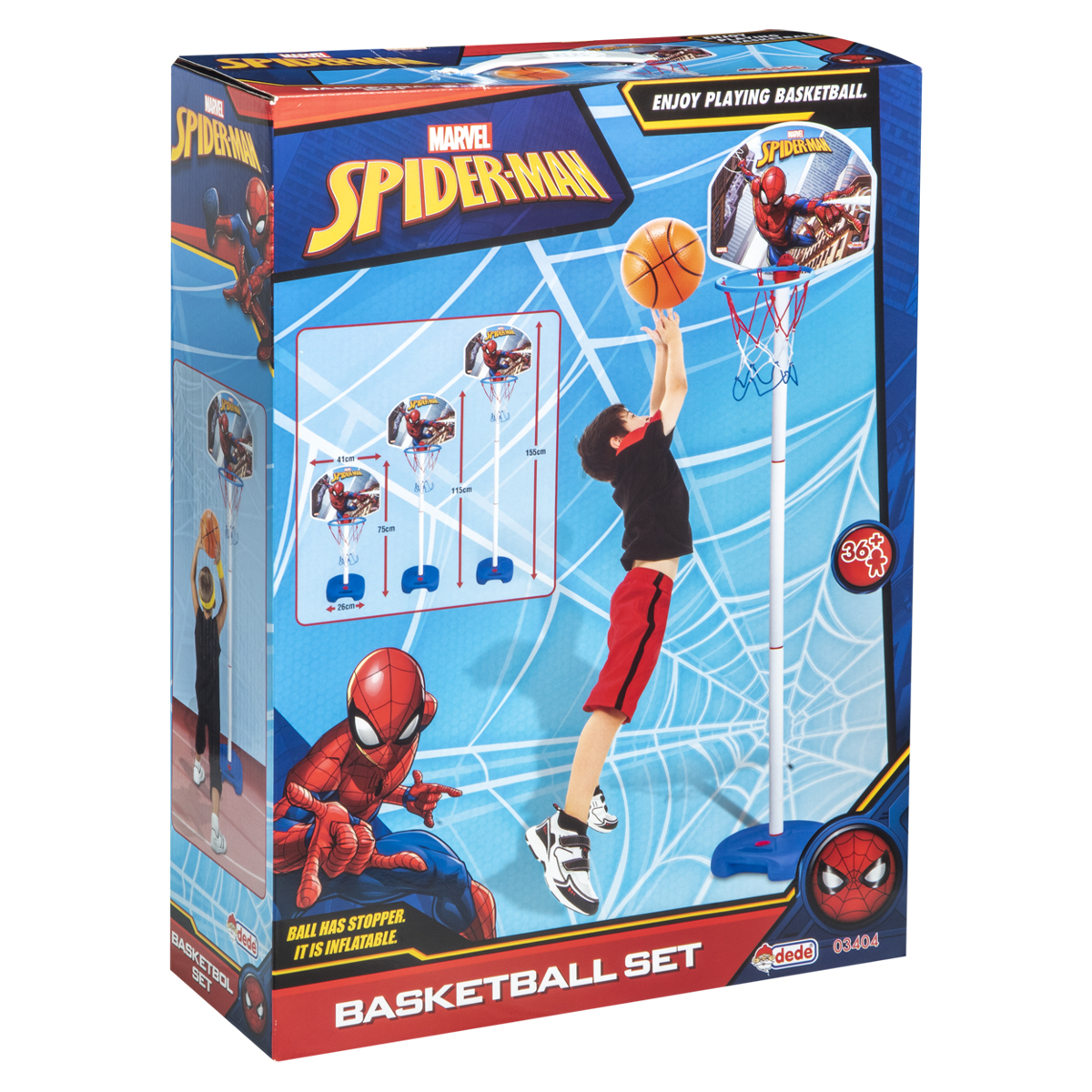 Aro de Basketball Marvel con Pedestal Spiderman - 953311