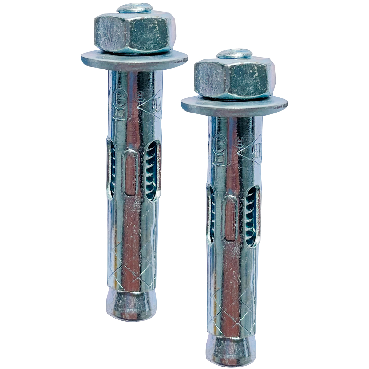 Expandet Screw Anchors – 5/16" X 1-1/2", Vinyl, Fluted, 100-Piece Pack