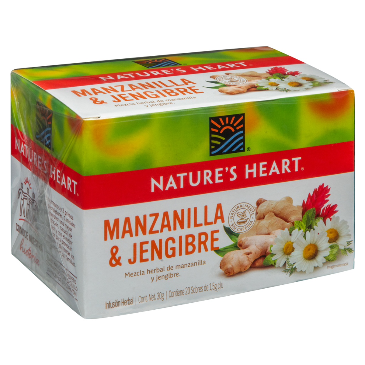 Té de Manzanilla y Jengibre Nature’s Heart 30 g 958363