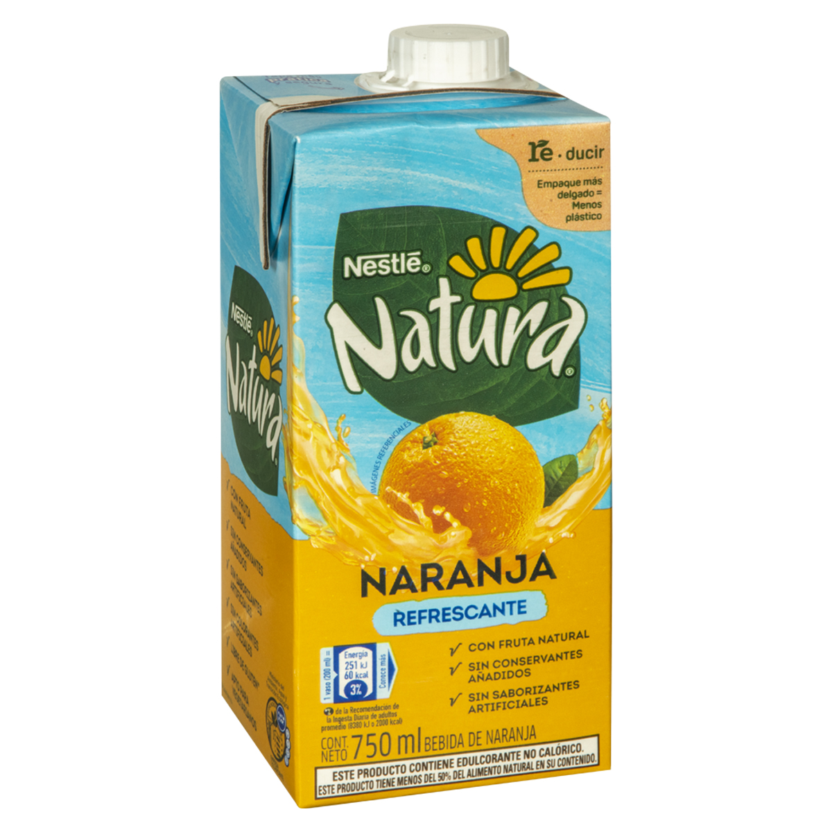 Jugo Refrescante Natura de Naranja 750 ml - 958426