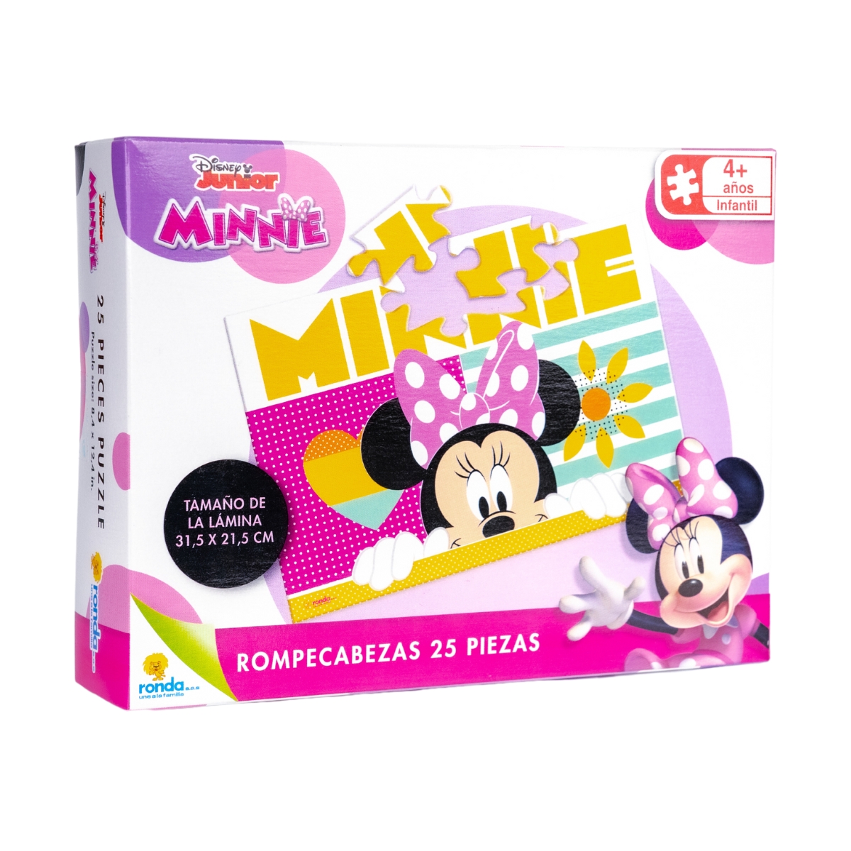 Puzzle Bebé rompecabezas Minnie, 1 - 39 piezas