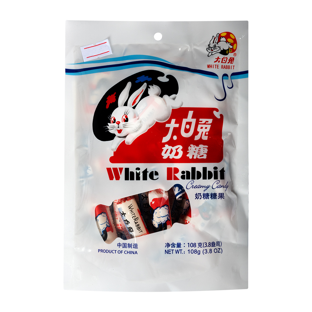 Caramelos White Rabbit Cremoso Original 108 g - 959541