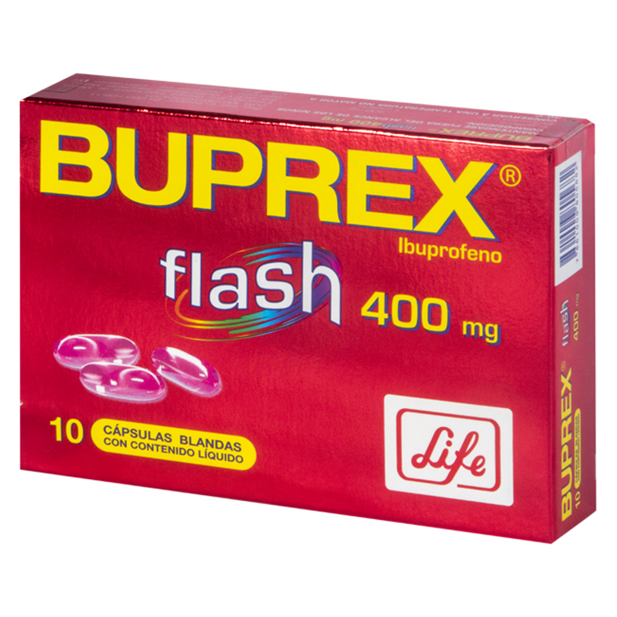 Pack 10 und Buprex Flash 400mg Blandas - 959819